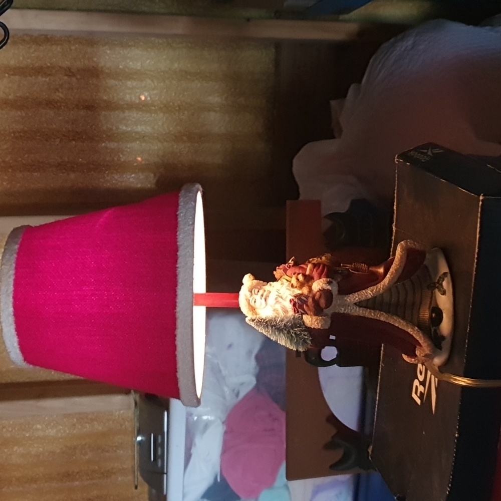 💜 Santa Christmas novelty lamp